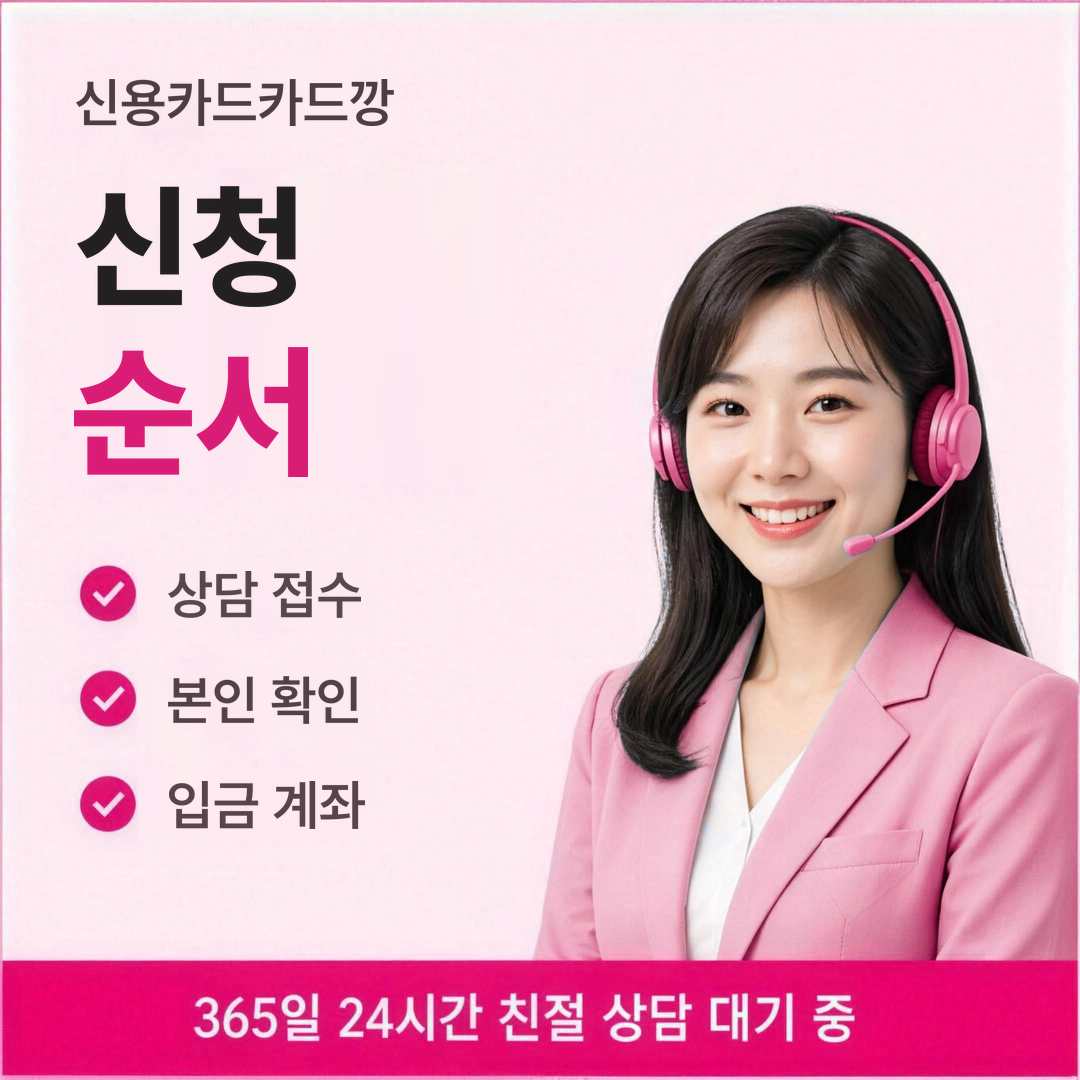 다음머니 신용카드카드깡 신청 순서 안내 안내