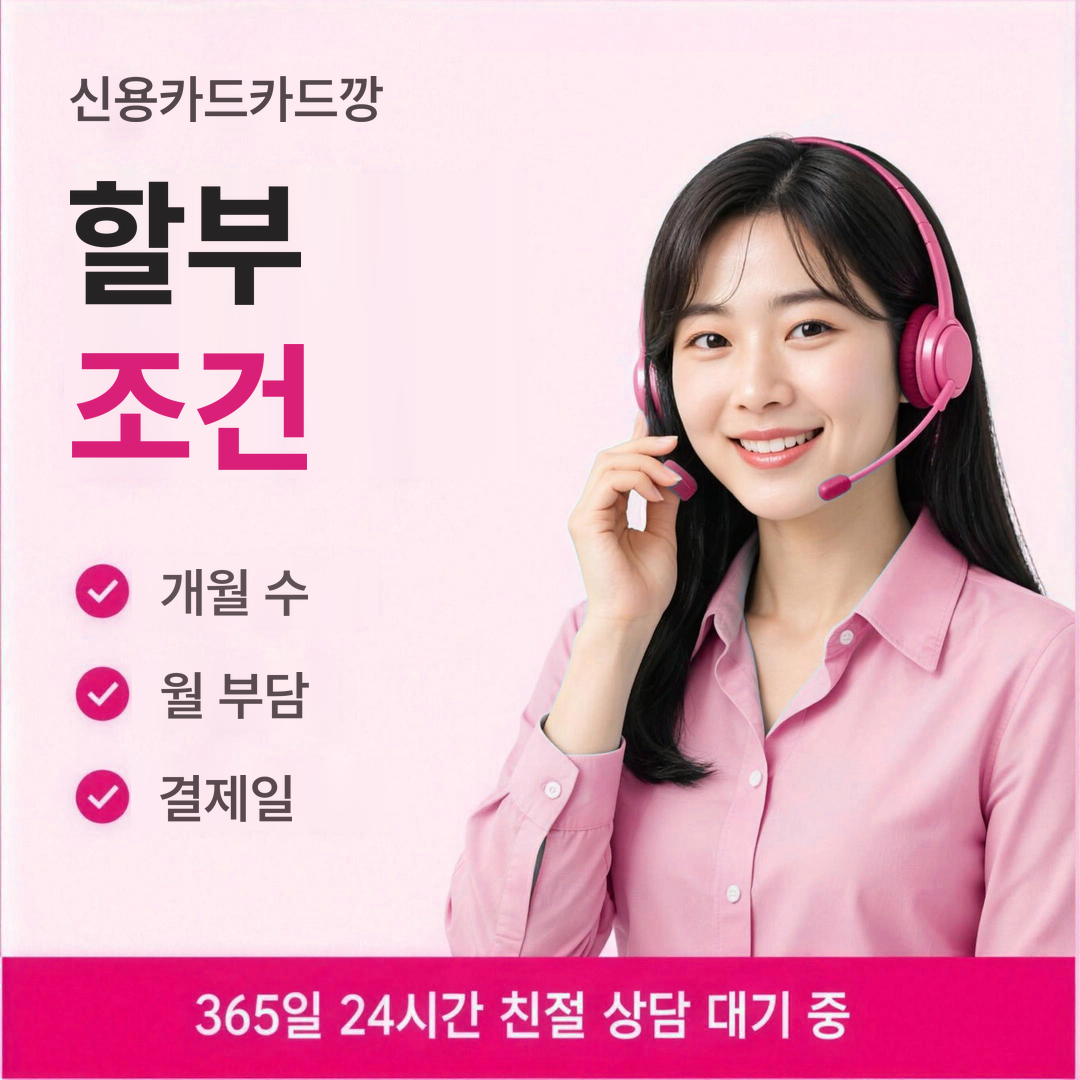 다음머니 신용카드카드깡 할부 조건 정리 안내